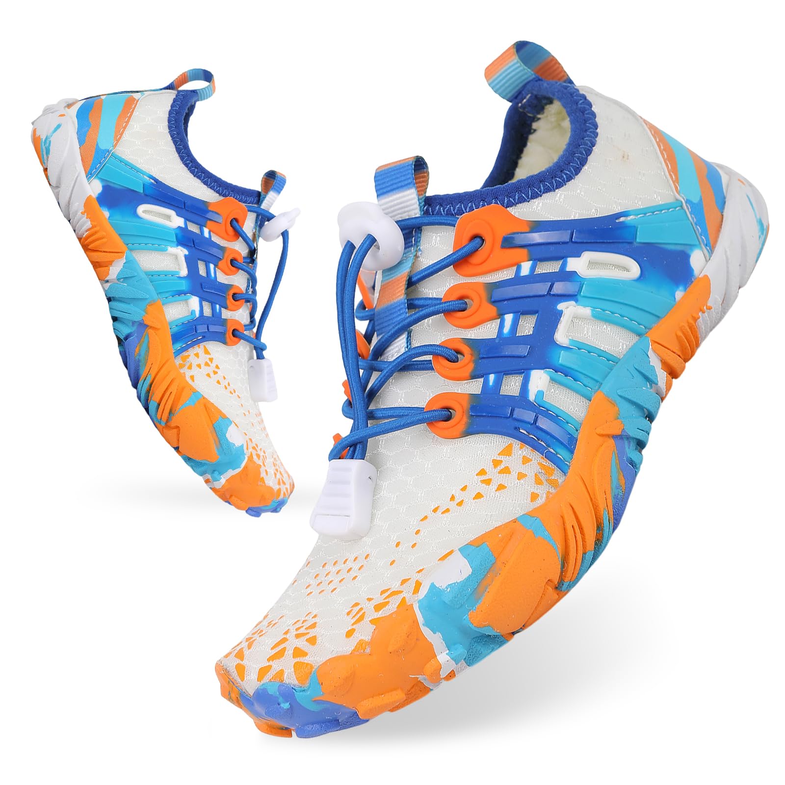 Badeschuhe Kinder Jungen Mädchen Wasserschuhe Barfußschuhe rutschfest Schnell Trocknend Schwimmschuhe Strandschuhe Sommer Aquaschuhe Kleinkind für Beach Pool Surfen Barfuss