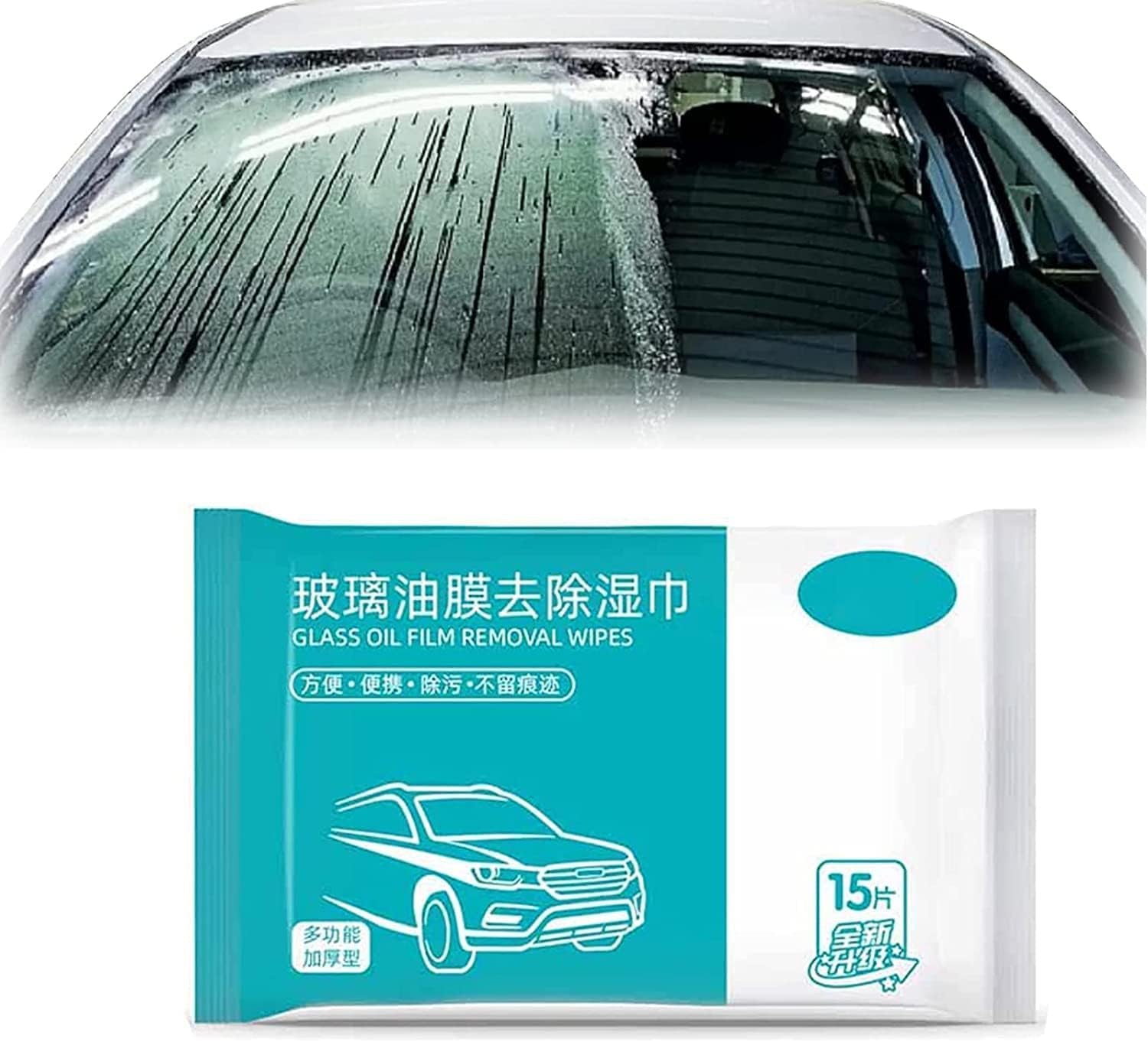 ZODUSTT Car Glass Oil Film Removal Wipes,Oil Film Remover