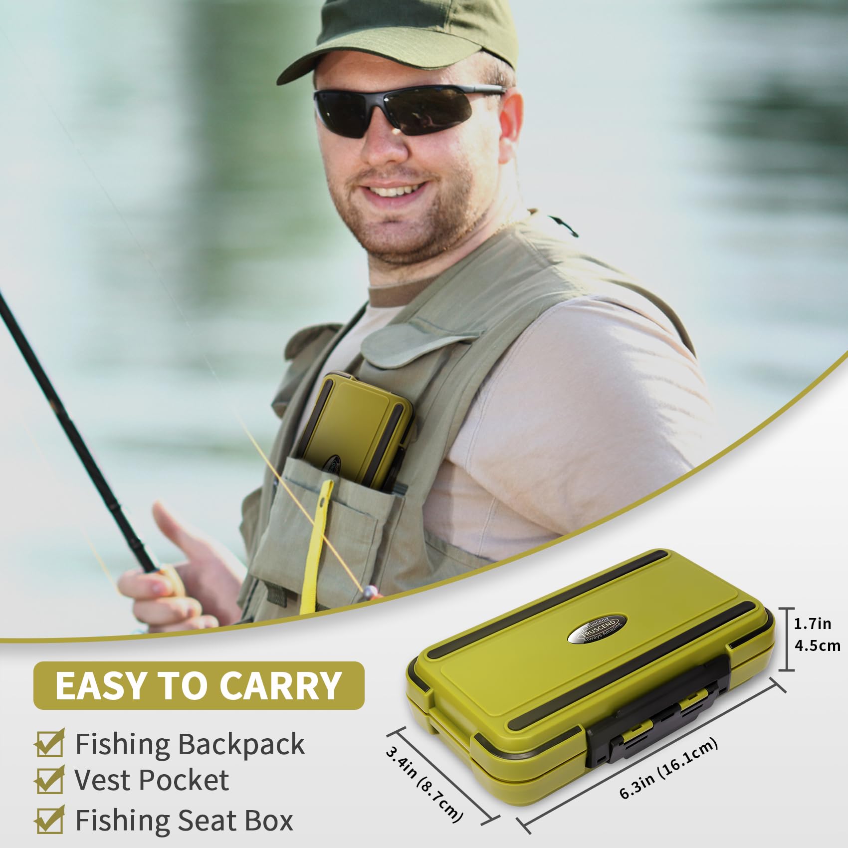 TRUSCEND Fishing Accessories Kit - 255 Pcs Tackle -7