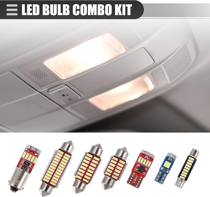 Luces LED de Cúpula para Auto Universal Motoforti miniatura 2