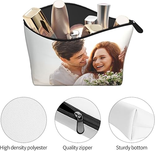 Miniatura 3 de Adaptor Neceser personalizado para viajes a la playa, diseño de tu imagen, logotipo, foto, maquillaje, cosméticos, bolsa de almacenamiento portátil