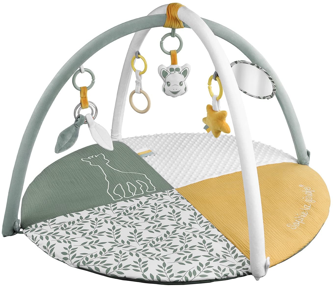 Sophie la girafe Reverso 2-in-1 Play Mat, Floor Gym, Grey, Large