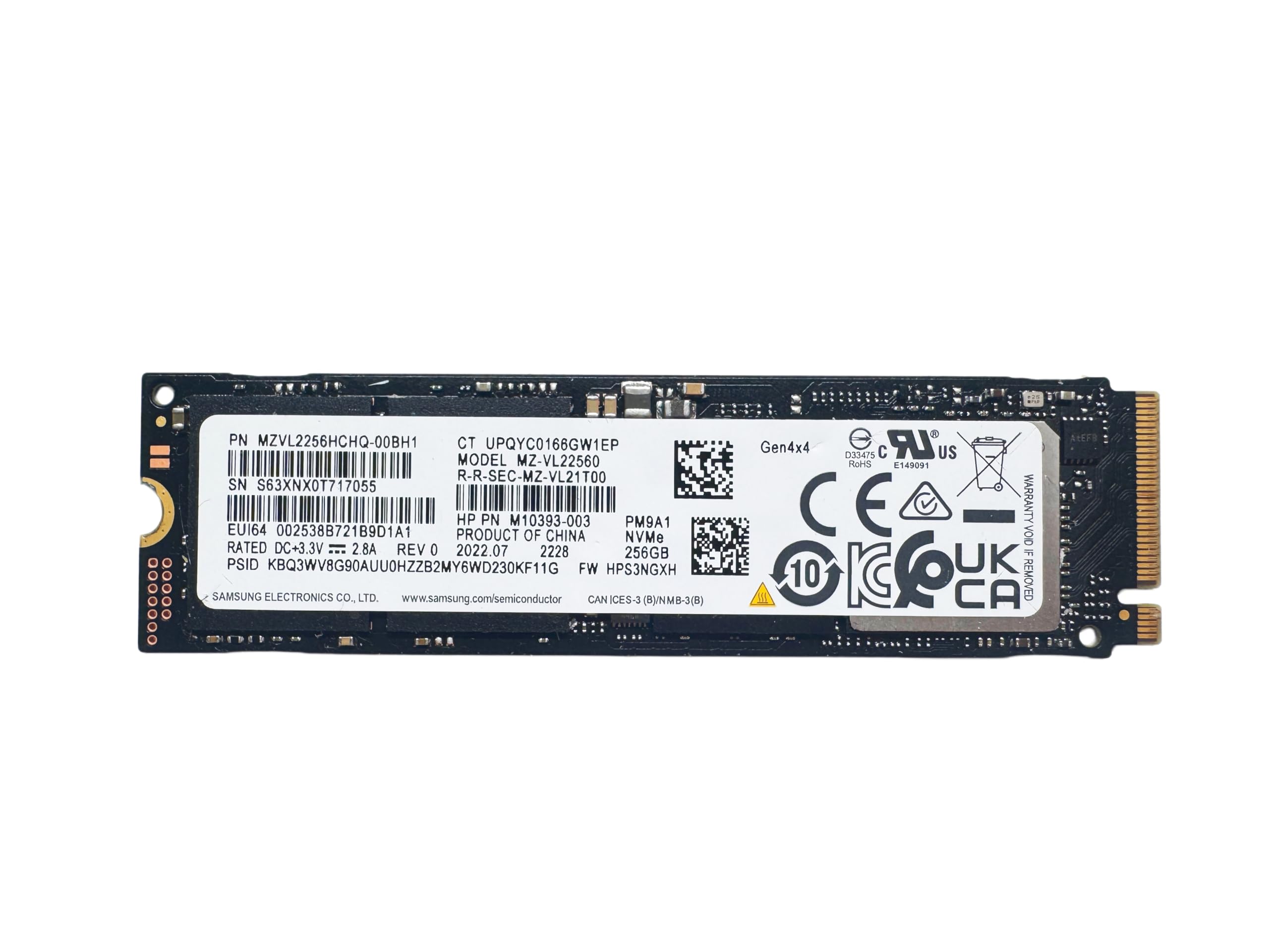 Amazon | 【整備済み品】Samsung サムスン SSD MZ-VL22560（PM9A1