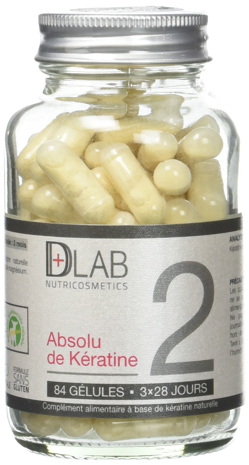 D-LAB NUTRICOSMETICS Keratyna Absolut 84 jednostek