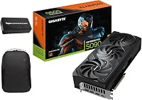 GIGABYTE GeForce RTX 5090 WINDFORCE 32G Graphics Card - 32GB GDDR7, PCIe 5.0, Blackwell Architecture, WINDFORCE Cooling + Targus Dock & Alienware Backpack Bundle