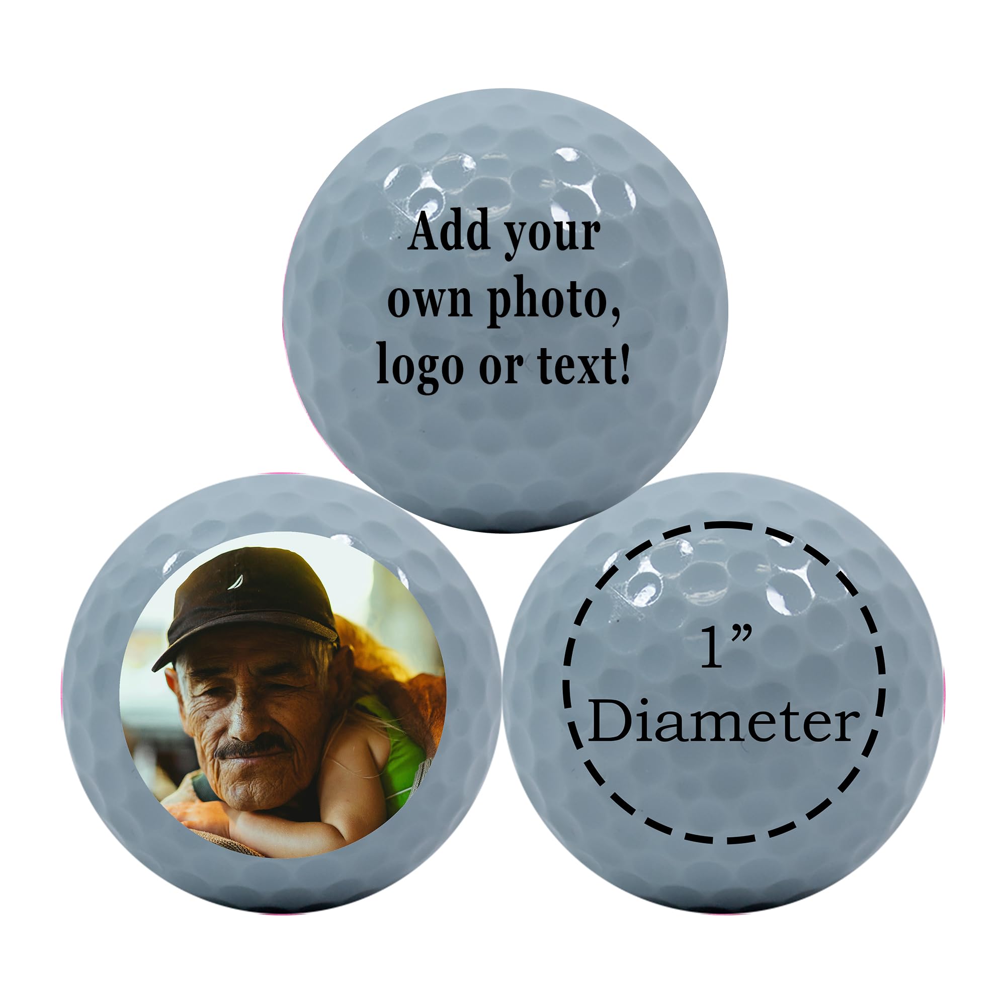 GBM Custom Golf Balls Personalized 12-Pack
