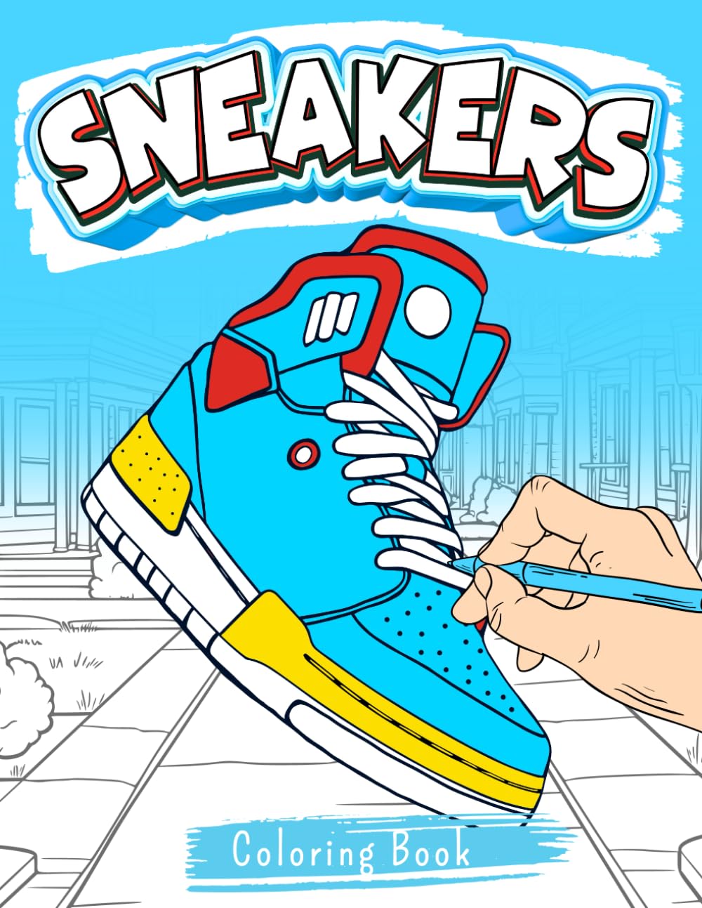 Amazon.com: Sneaker Coloring Book: 50 Unique Sneaker Designs - For ...