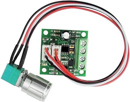 Miniatura 10 de Greartisan Regulador de velocidad del motor de 12V-80V 30A DC PWM Regulador de velocidad variable Interruptor de gobernador CCM6DS-D con perilla de