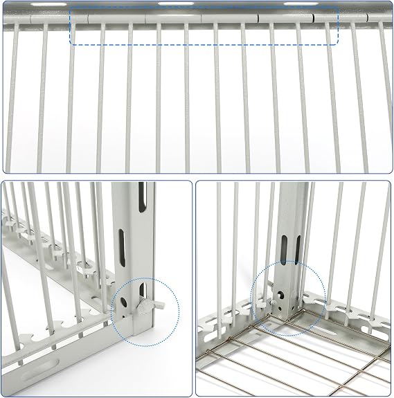 Pigeon Trap Cage with Escape-Proof Design Auto Bird Trap Cage for Pigeons and Small Birds | Multi-Catch Pigeons Birds Traps for Sale with Well Anti-Rust Baking Paint-M Size