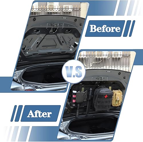 Miniatura 5 de HAPPYHORSE Bolsa de almacenamiento para automóvil compatible con Mazda MX-5 NC RF Miata 2016-2023 Bolsa de almacenamiento para tapa de maletero de