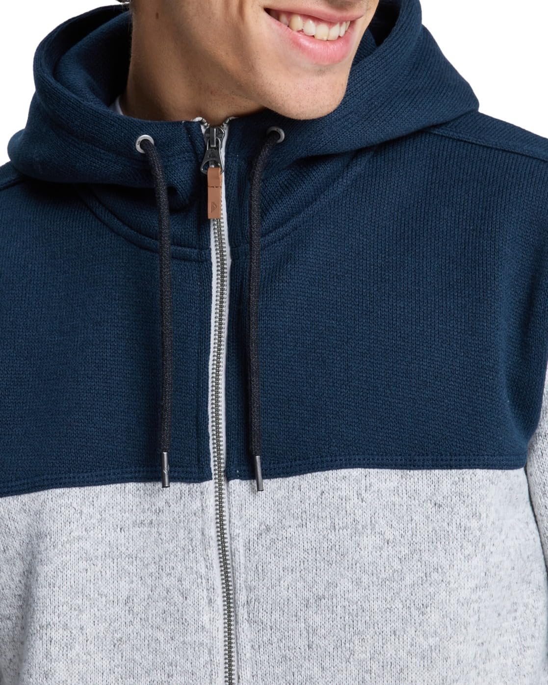 Quiksilver Keller Block Zip Suéter cárdigan Hombre (Pack de 1)