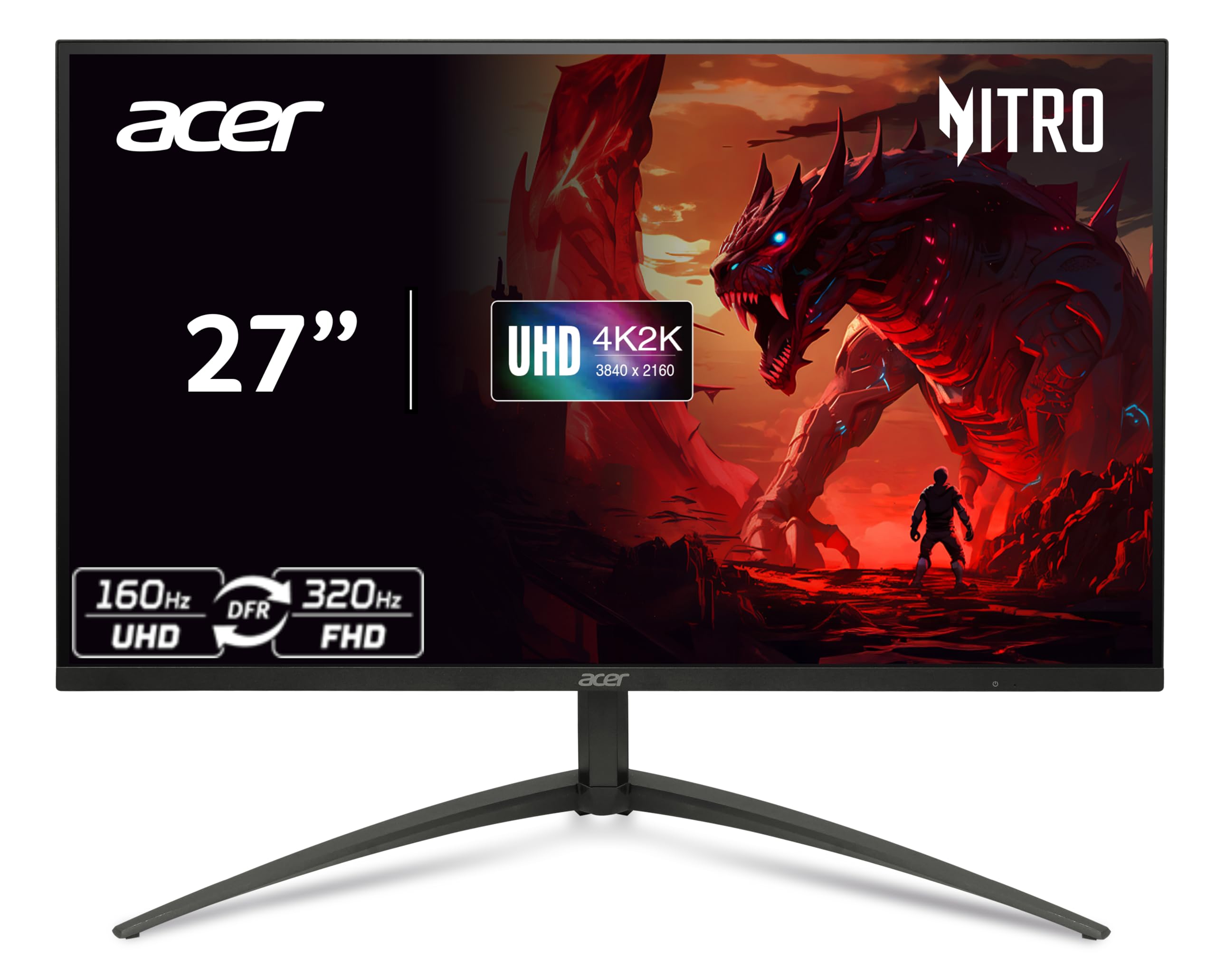 モニターNITRO XV5 XV275KV 27\" 4k 160Hz New Acer Nitro 27 