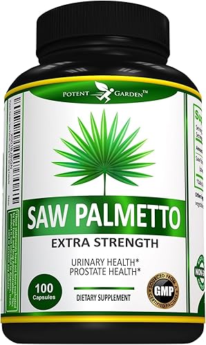 Saw Palmetto Extracto de cápsulas para la salud próstata | & Berry en polvo Complejo Bloqueador de para reducir frecuentes Urination y DHT a la