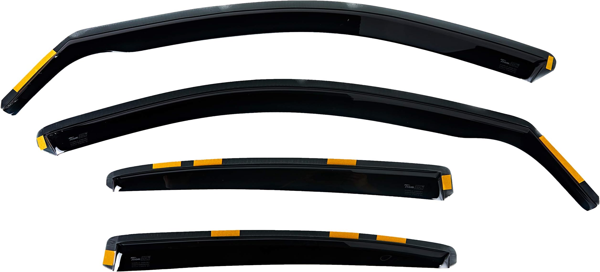 Heko Wind Deflectors Team Amazon.co.uk Automotive