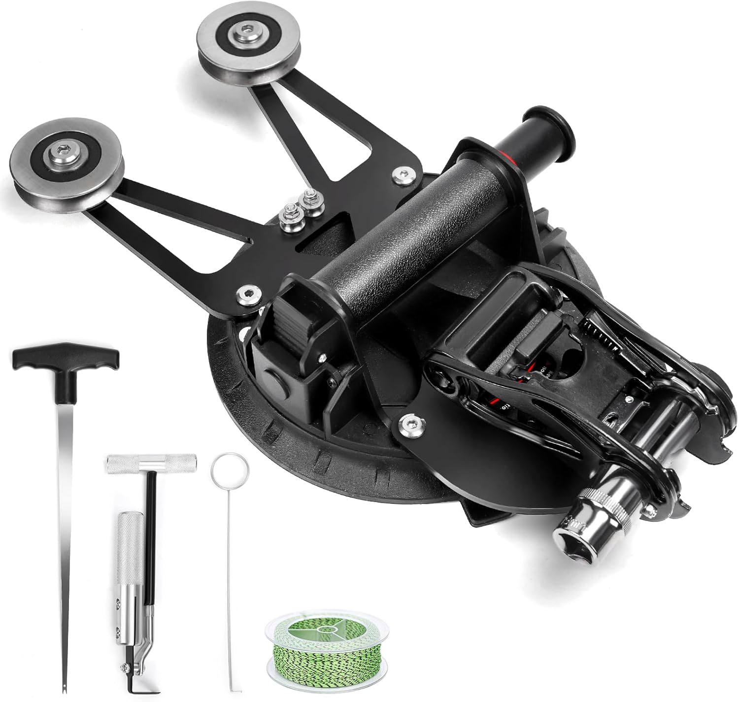 Auto Windshield Removal Tool Kit with Dual Cutting Locking Function, High-efficiency Auto Glass Removal Tools Include Cutting Wire, Glass Cutter, & T-Shaped Threading Tool for Cars, Trucks, & SUVs