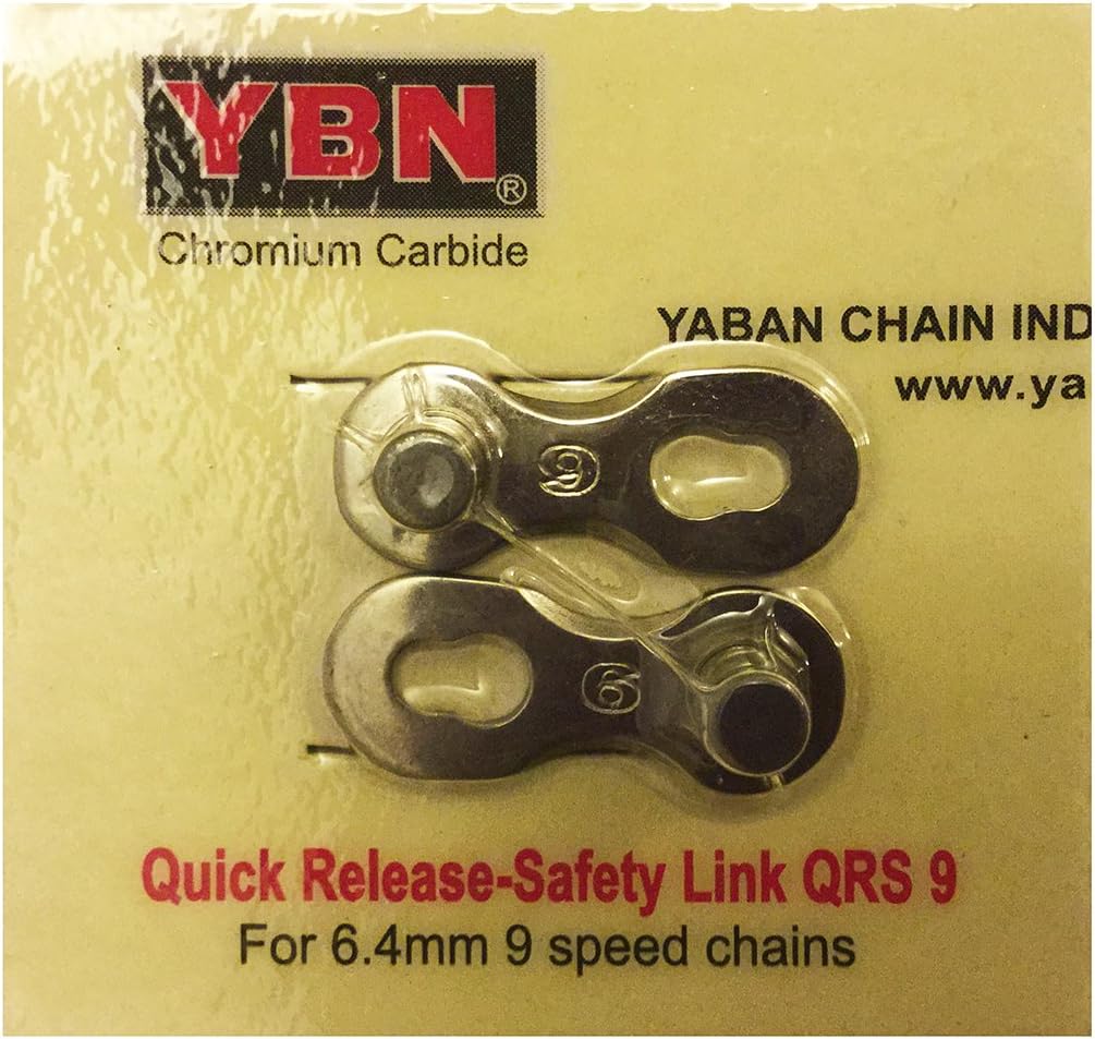 2 Sets New Quality YABAN Missing Link 9-Speed Re-usable Pin Length:6.4mm Silve