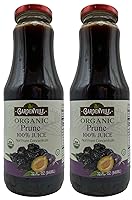 Vista 7 de Gardenville Jugo de arándano orgánico (paquete de 2), USDA orgánico, sin azúcar añadido, certificado U Kosher, pasteurizado, botellas de vidrio