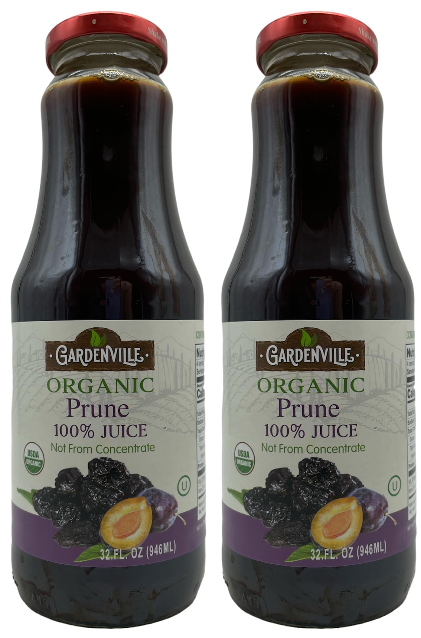 Gardenville Organic Prune Juice Pack Of Usda Organic No