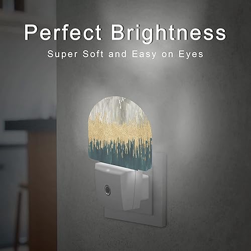 Miniatura 3 de AOWULA Luz nocturna con cubos degradados negros y grises, luces nocturnas enchufables a la pared para dormitorio de niños y niñas, lámpara LED