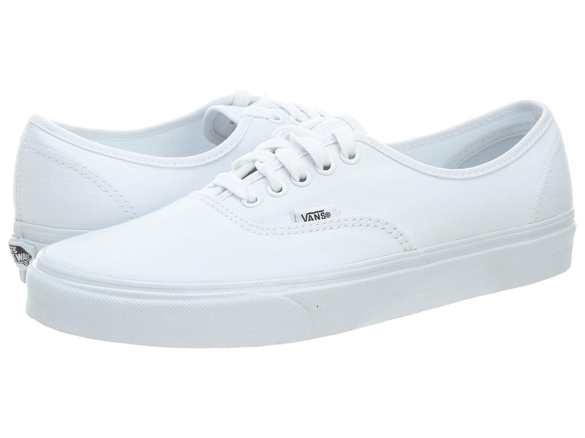 VansUnisex Authentic True White Canvas VN000EE3W00 Mens 8.5, Womens 10