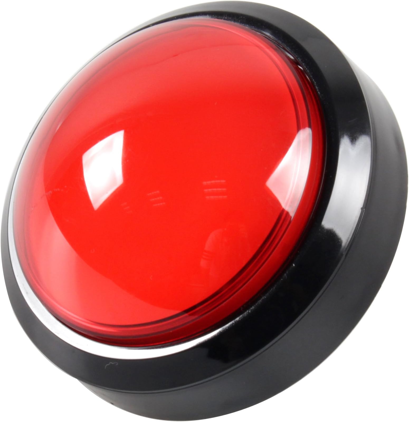 EG Starts 12V 100mm Big Dome Convex Type LED Lit Illuminated Push Buttons For Arcade Machine Video Games Parts & Red