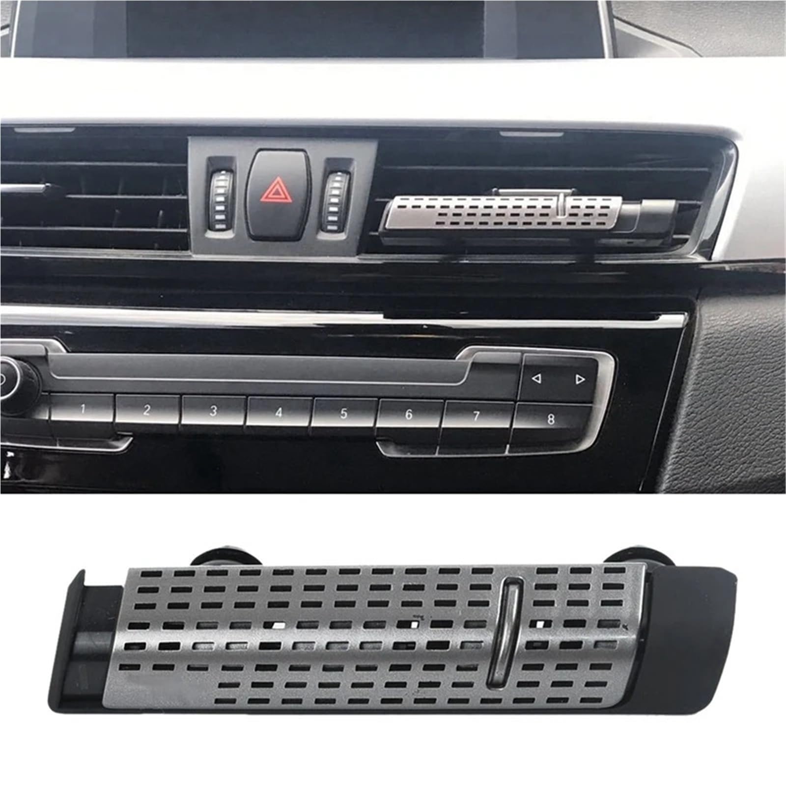 3X Compatible With BM&W* Air Freshener Holder Aluminum Alloy Holder With 4 Fragrance Stick 83122285673