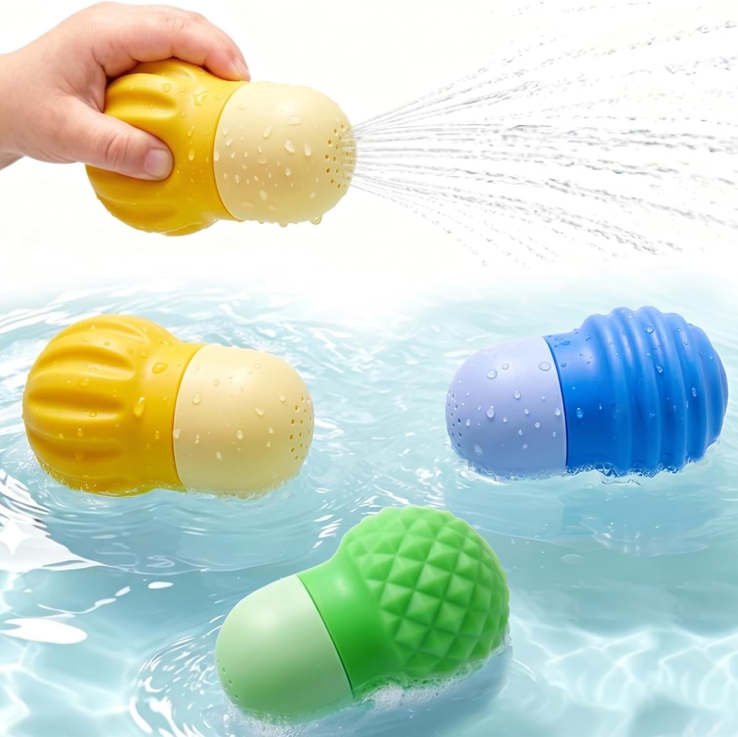 Sizobi Baby Bath Toys, Pool Water Toys Toddler Bath Toys for Kids Ages 1-3