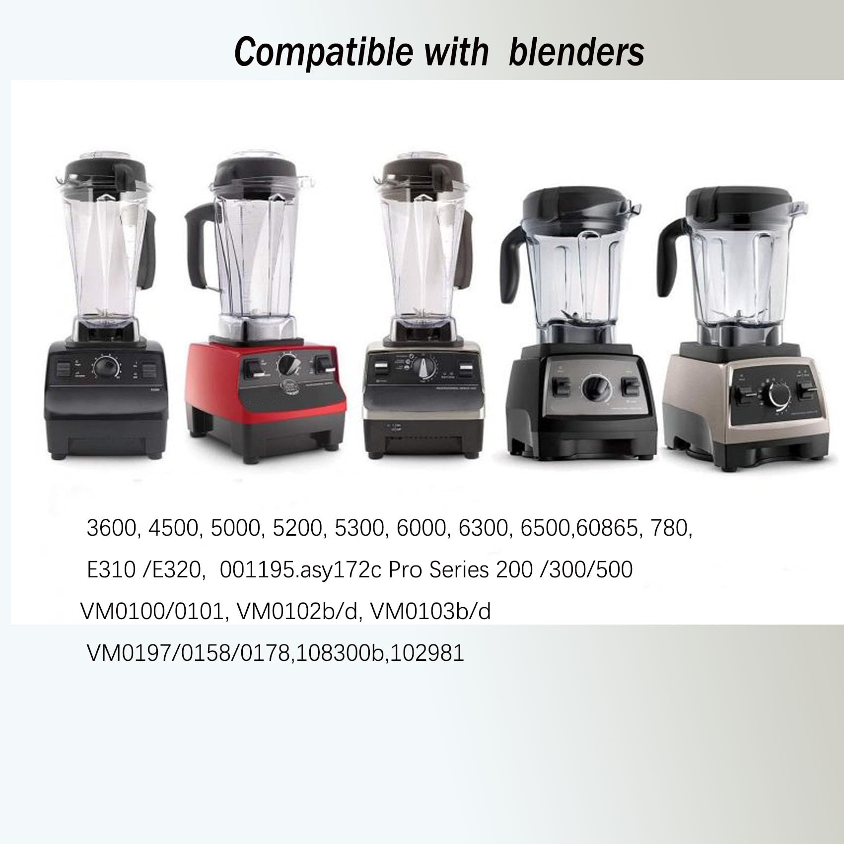 Amazon.com: Blender Pitcher 64oz, Clear, Compatible With Vitamix C