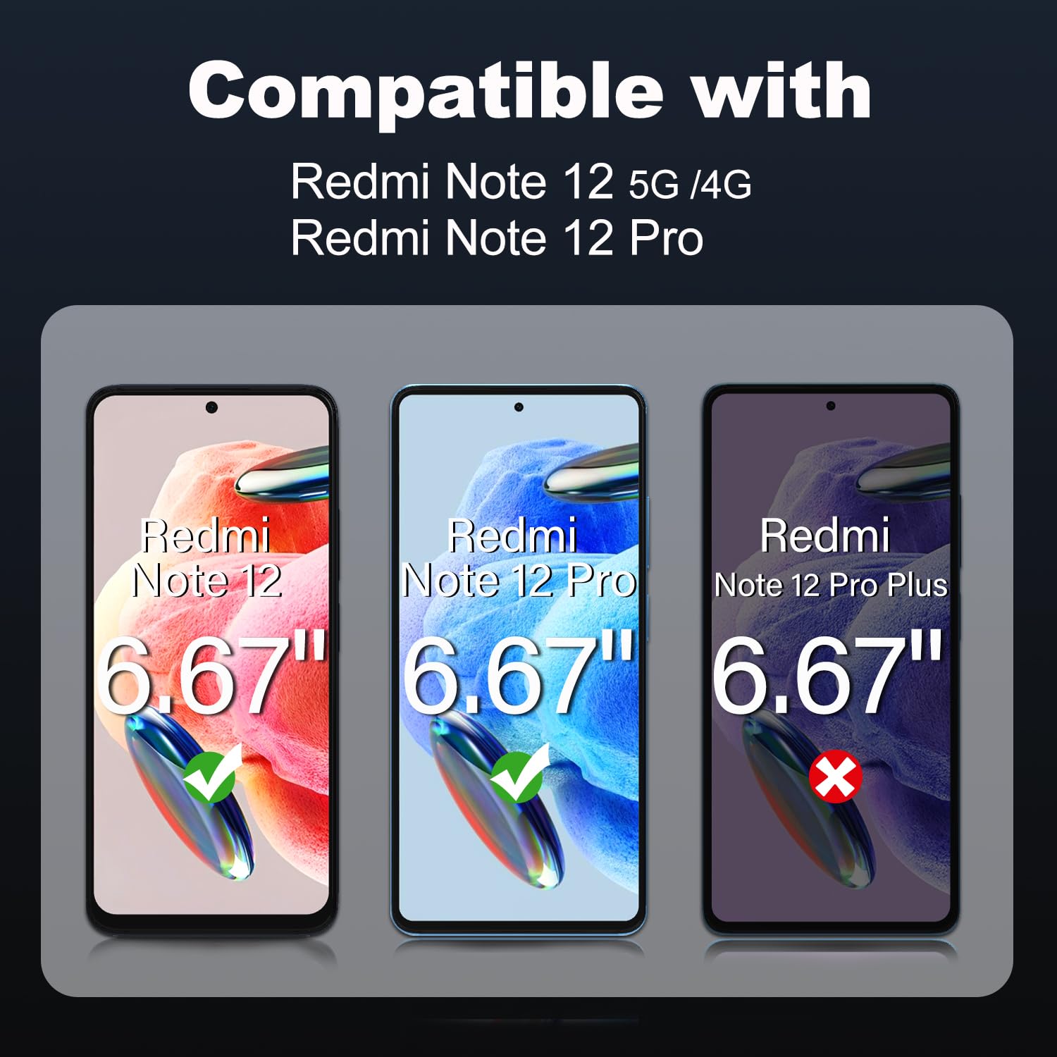 Verre Trempé Intégral 3D Incurvé 9H Pour Xiaomi 12 Pro Et 12X – Lot De 4 Films De Protection – Anti-choc Et Anti-rayures