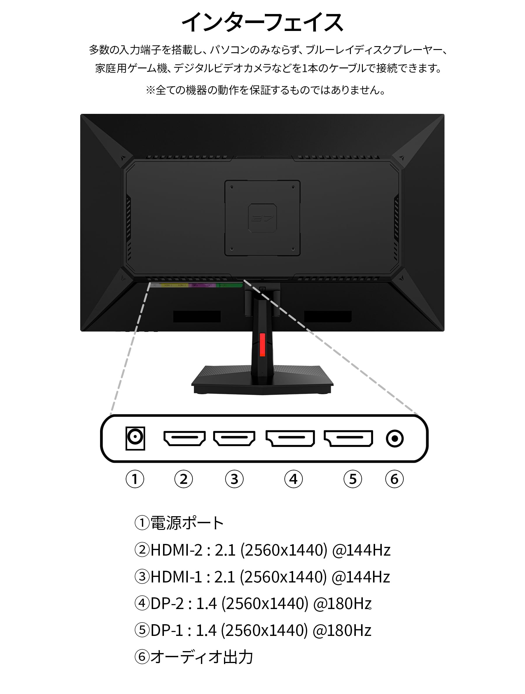 Amazon.co.jp: JAPANNEXT 27インチ FAST IPSパネル搭載 180Hz対応 WQHD