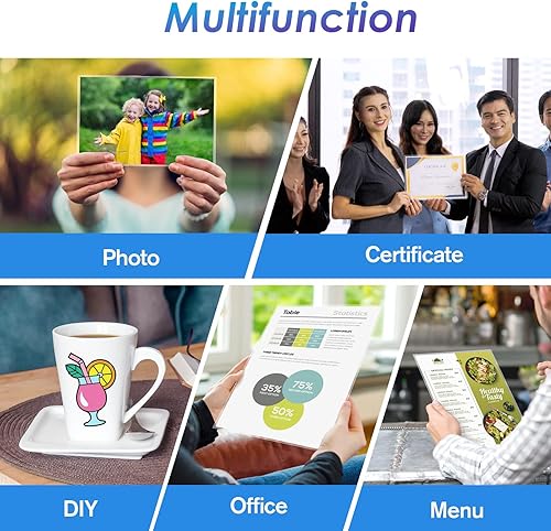 Miniatura 7 de KTRIO Hojas laminadoras autoadhesivas de 8.5 x 11 pulgadas, 25 hojas, 4 mil de grosor, láminas laminadas autoadhesivas transparentes para