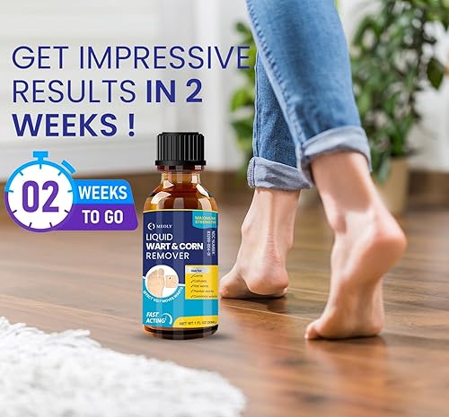 Miniatura 6 de Removedor de verrugas con ácido salicílico MEOLY Eliminación rápida de verrugas de máxima potencia para hombres y mujeres - Verruga plantar, verruga