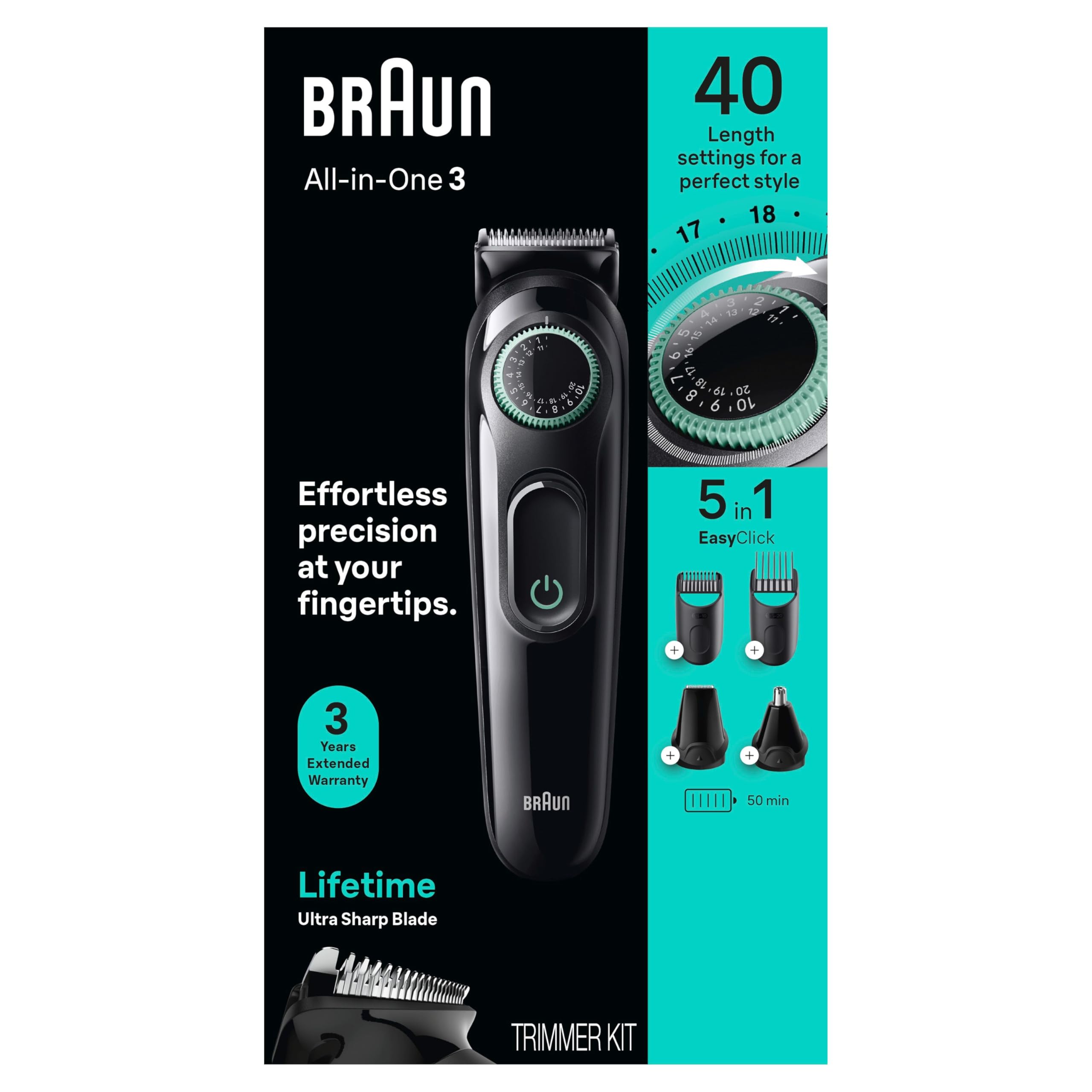Braun シリーズ3 3450 5in1 オールインワンスタイルキット