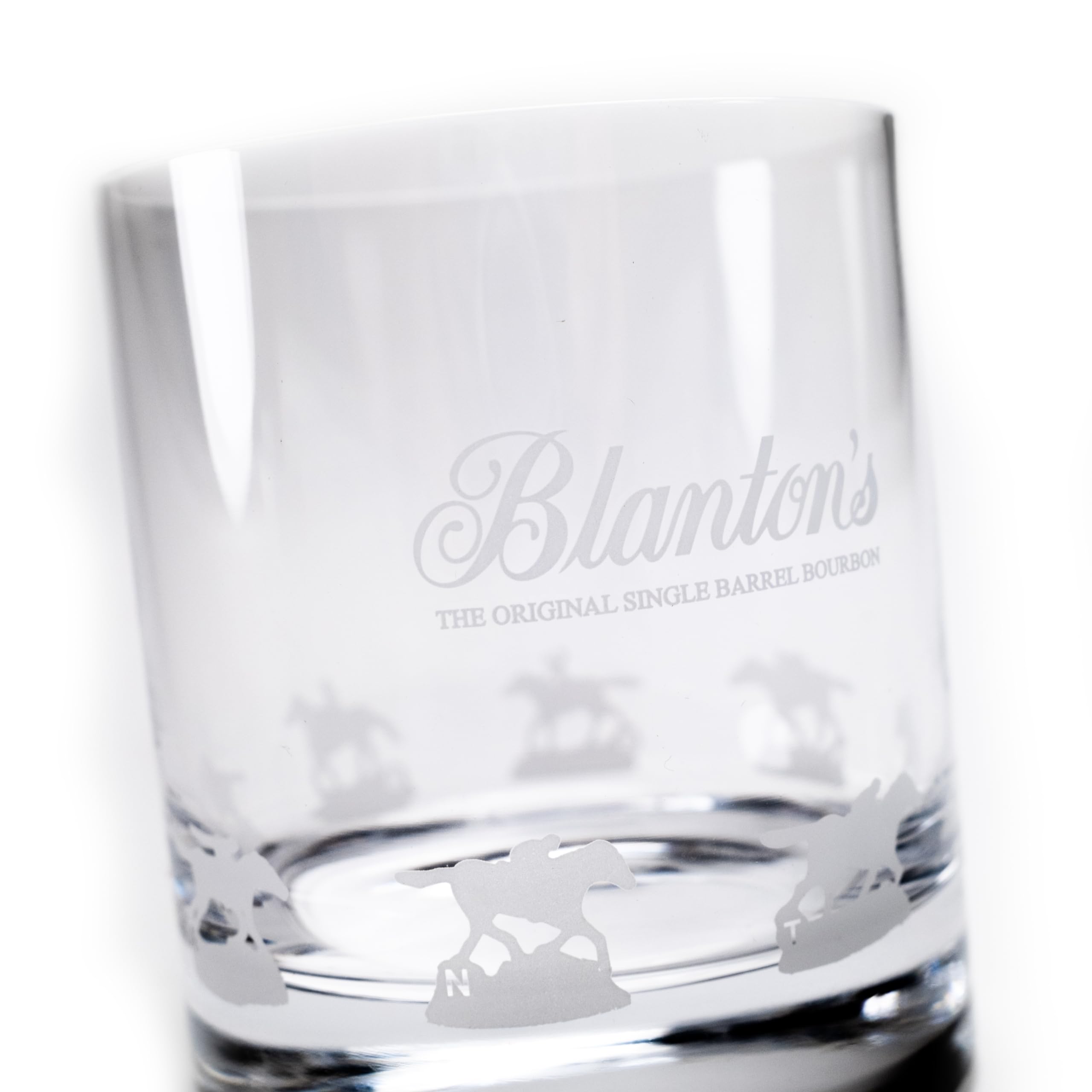 Blanton's Glencairn Etched Gallop Glass