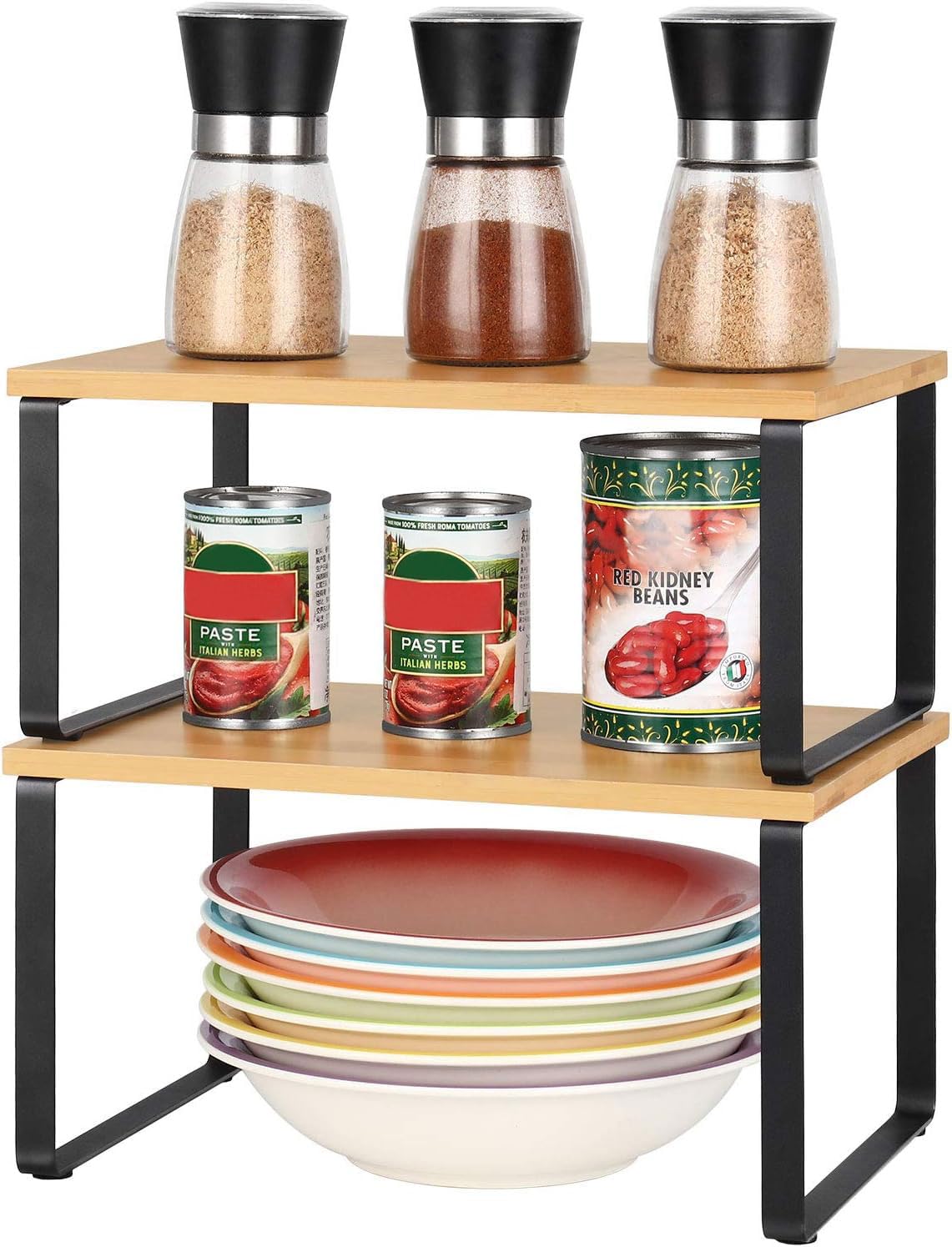 Extendable Racks Snapklik.com : BTY Cabinet Shelf Organizer, Kitchen Counter Shelves ...