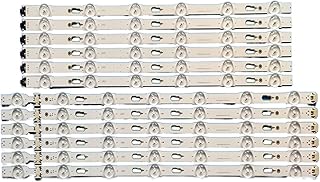HABITZ 12pcs LED Backlight Strip Compatible with Samsung UE50JU6400U UE50JU6500 UE50JU6400 UN50JU6500 V5DU-500DCA-R1 500DCB BN96-34795A BN96-34796A