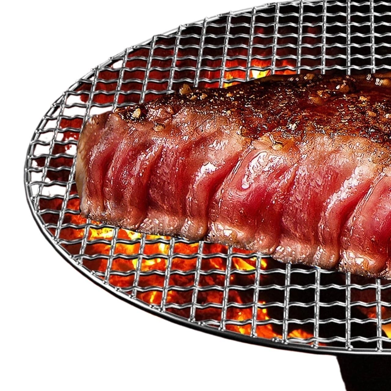 Zapasowy grill, ruszt do grillowania 13-60 cm Siatka do grillowania ze stali nierdzewnej 304 Okrągła metalowa siatka do grilla Ruszt Siatka Camping Piknik Stojak na żywność Grille Akcesoria kuchenne (