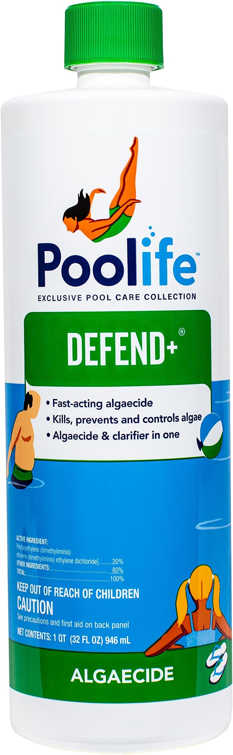 Poolife Defend Plus Algaecide - 1 qt.