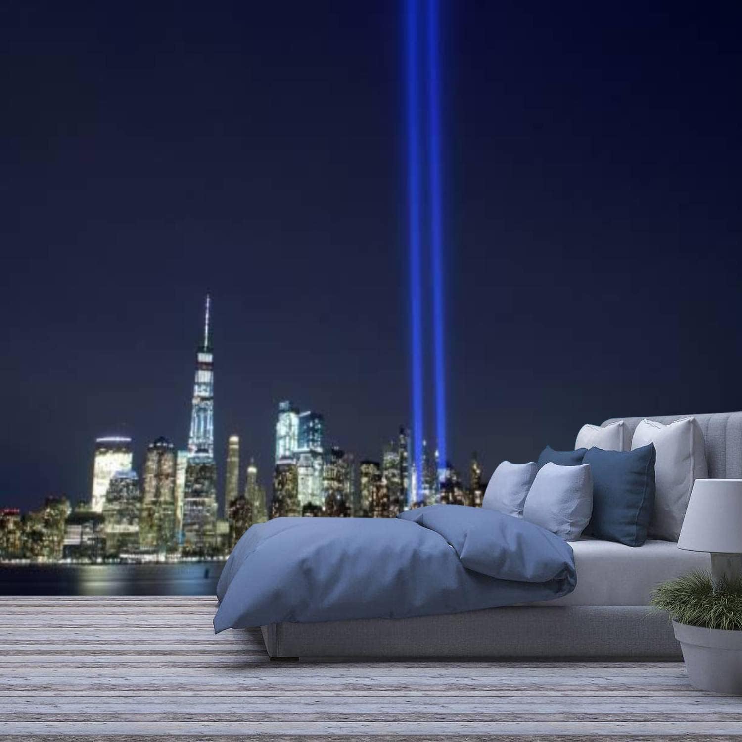 Grande fresque murale en 3D design urbain pour une décoration photo art haut de gamme