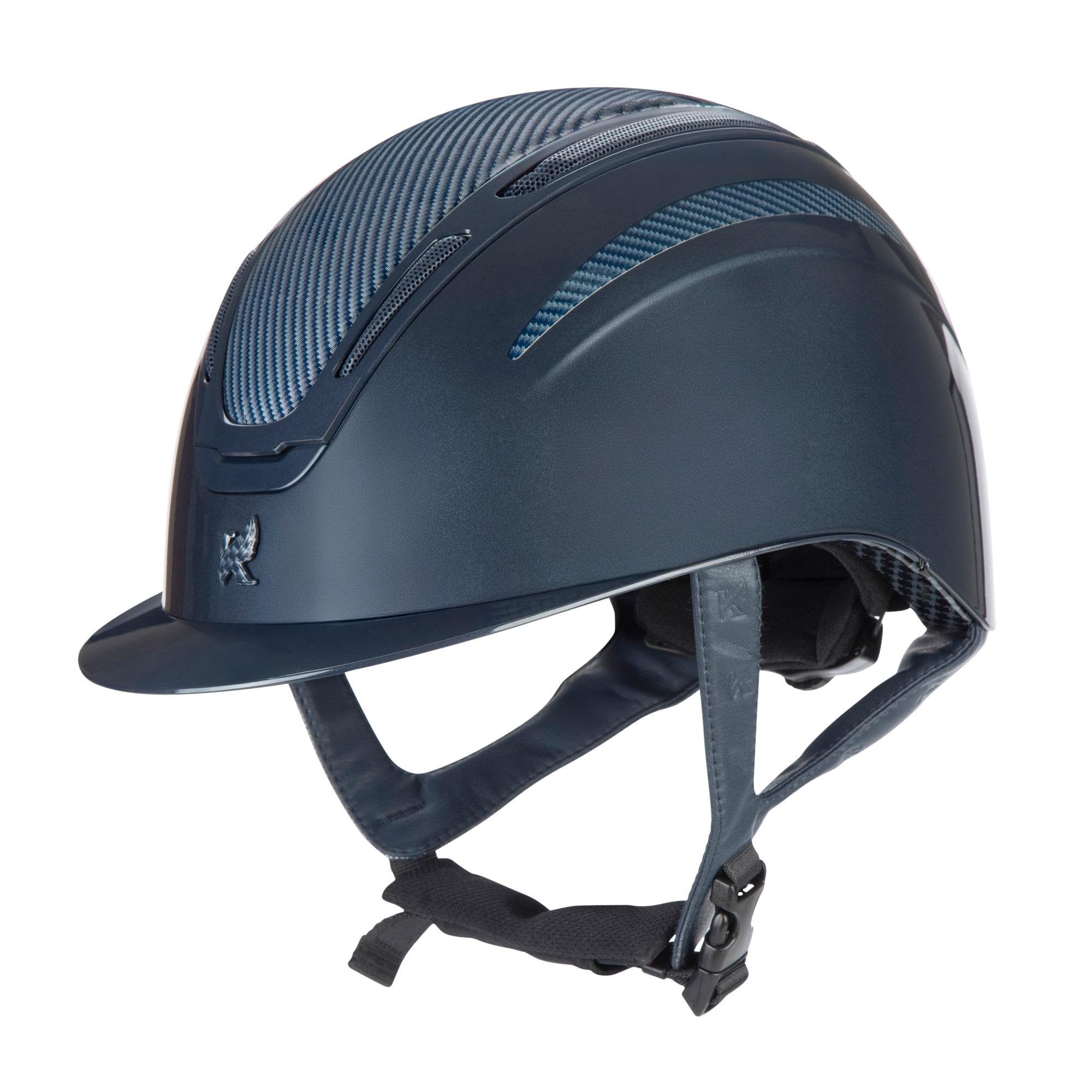 Shires Karben Amity ELMT Horse Riding Hat - Navy Blue