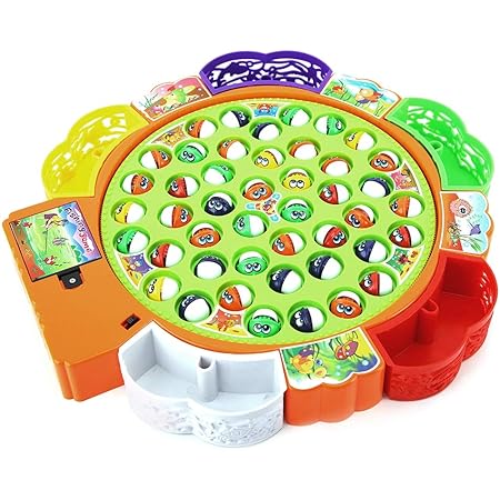 Amazon Co Jp 釣りゲーム スピン釣り玩具 バッテリー駆動の親子向けキッズギフト おもちゃ