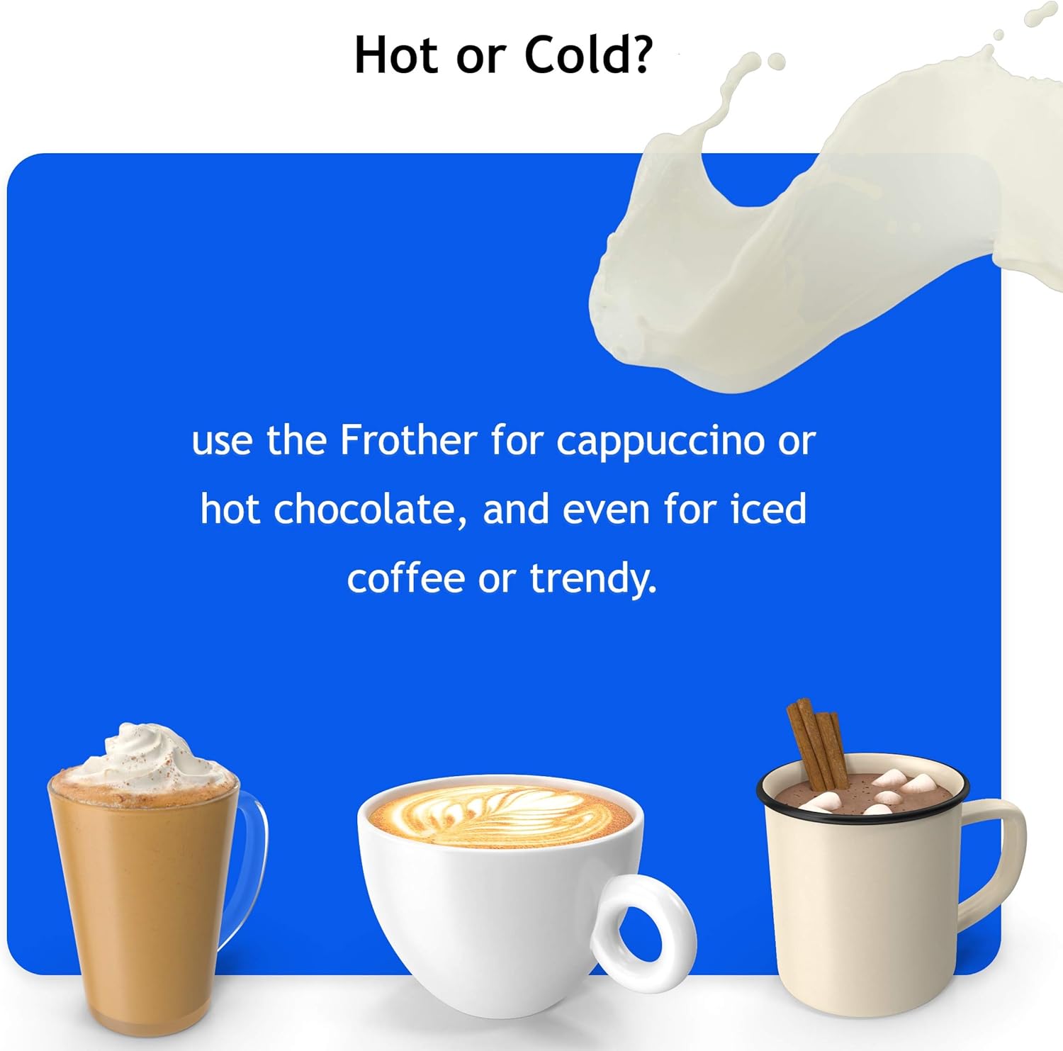 Souvia Automatic Milk Frother and Steamer, Temperature Control | Electric Foam Maker and Warmer for Latte Coffee Cappuccino, Hot Chocolate (700 ml) Stainless Steel Milk Jug BPA free, Dishwasher Safe: Home & Kitchen
