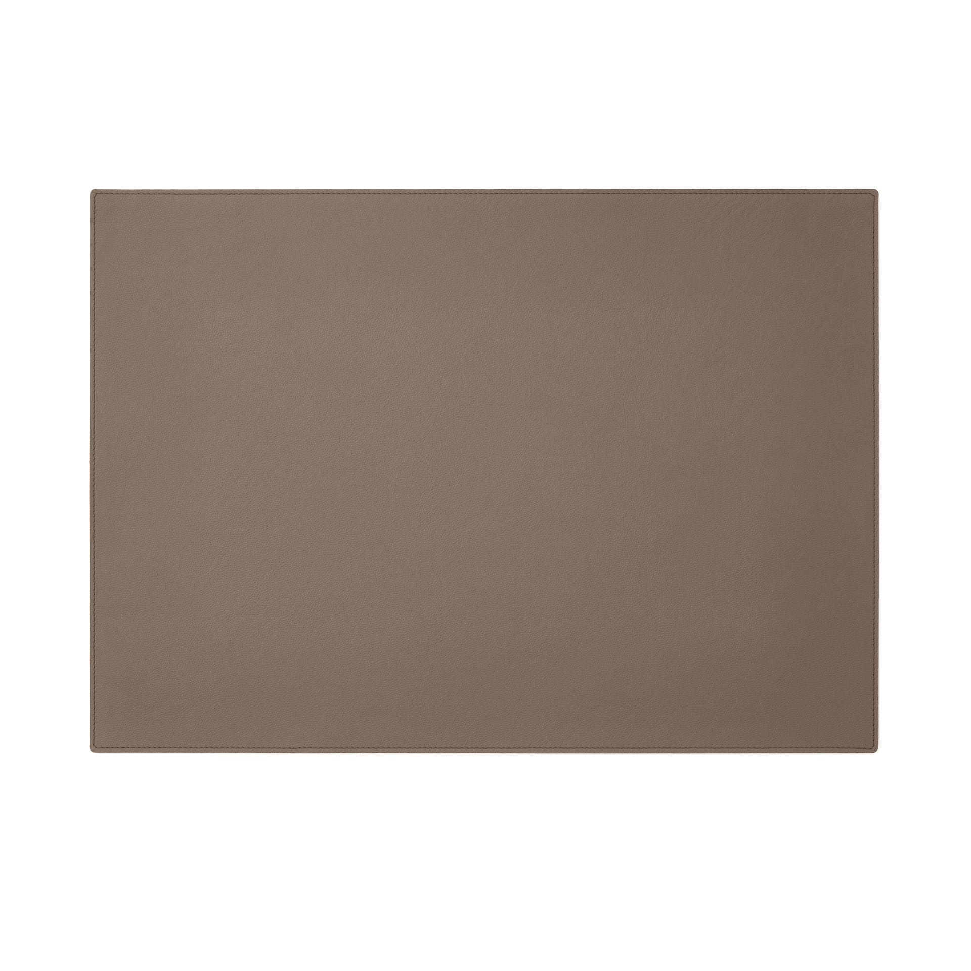 Eglooh - Palladio - Desk Mat for Office Made of Fine Real Leather Taupe Grey - Desk Pad cm 50x35 - Large Mouse Pad with Handmade Stitchings and Non-Slip Bottom - Made in Italy โ image 1