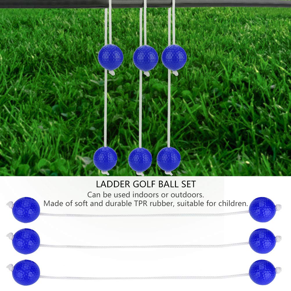 Alomejor Leiter Leiter Ballwurf Spiel Sport Deluxe Ballspiel Für Hinterhof Party Camping Strand Spiele(Blau)