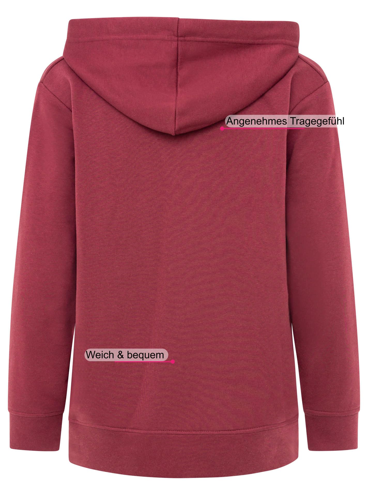 Zwillingsherz Damen Hoodie mit Kapuze – Kuscheliger Oversize Kapuzenpullover – Weicher Sweatshirt Pullover für Frauen Aufdruck – Stylischer Look für Frühling, Herbst & Winter – Loungewear V-Neck Neon