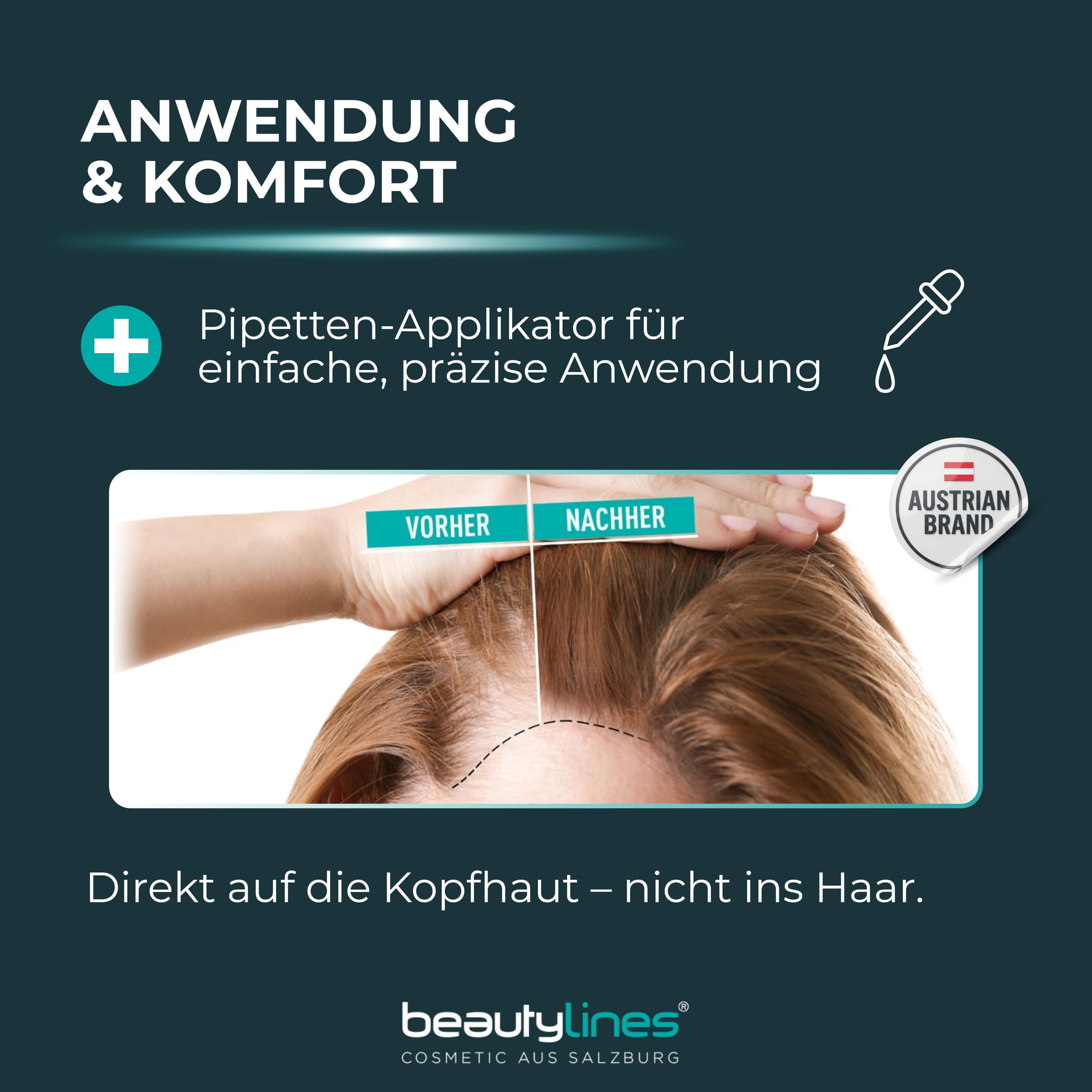 New Hair Serum 50 ml – Haarserum gegen Haarausfall mit effektiven Aktiv-Wirkstoff, Kamille & Zitronenöl – unterstützt Haarwachstum & Haarwurzeln – Pflege für Männer & Frauen