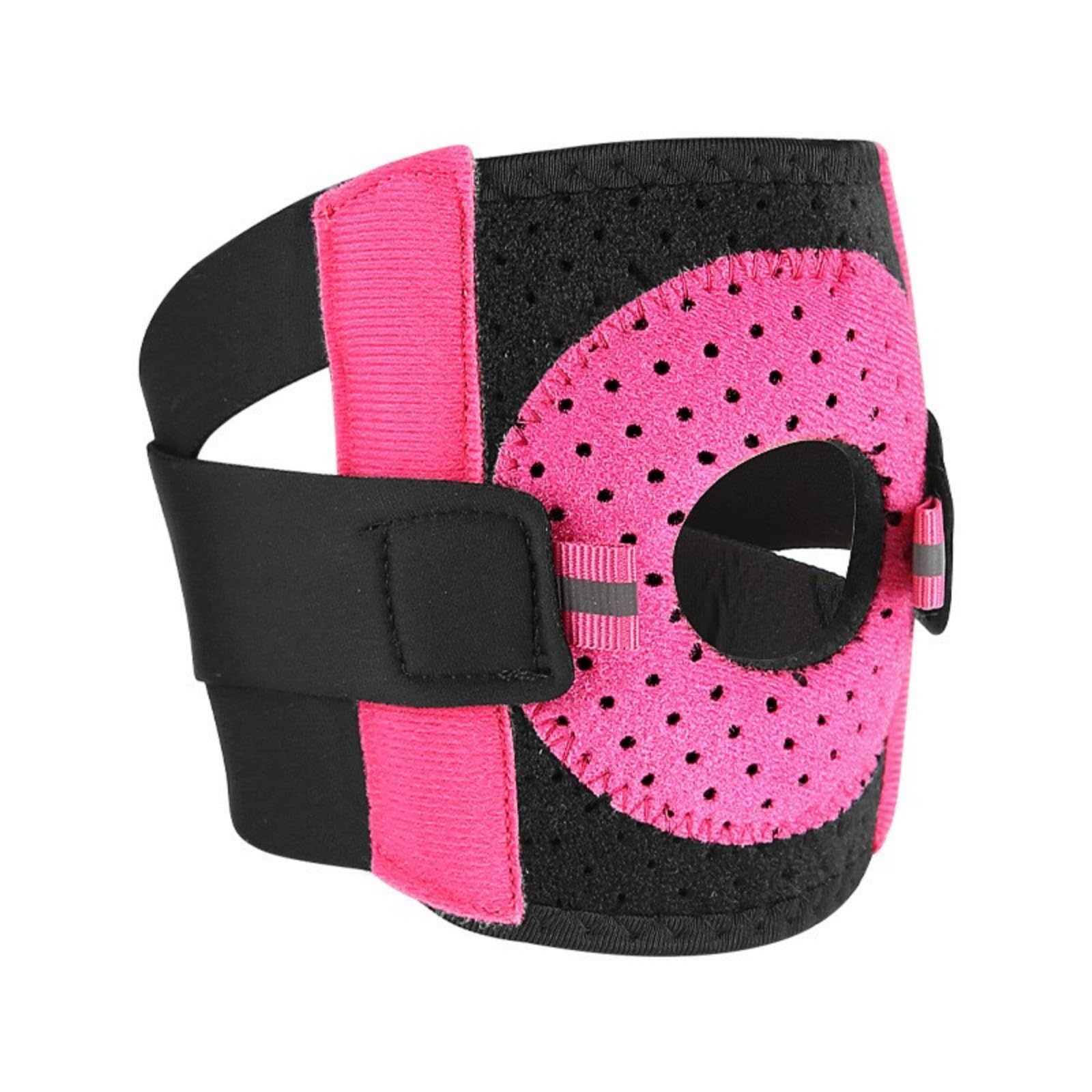 QIAOLIDA Shock Absorption Sport Knee Brace with Spring Stabilizers Ergonomic Meniscus Knee Sleeve for Running Basketball