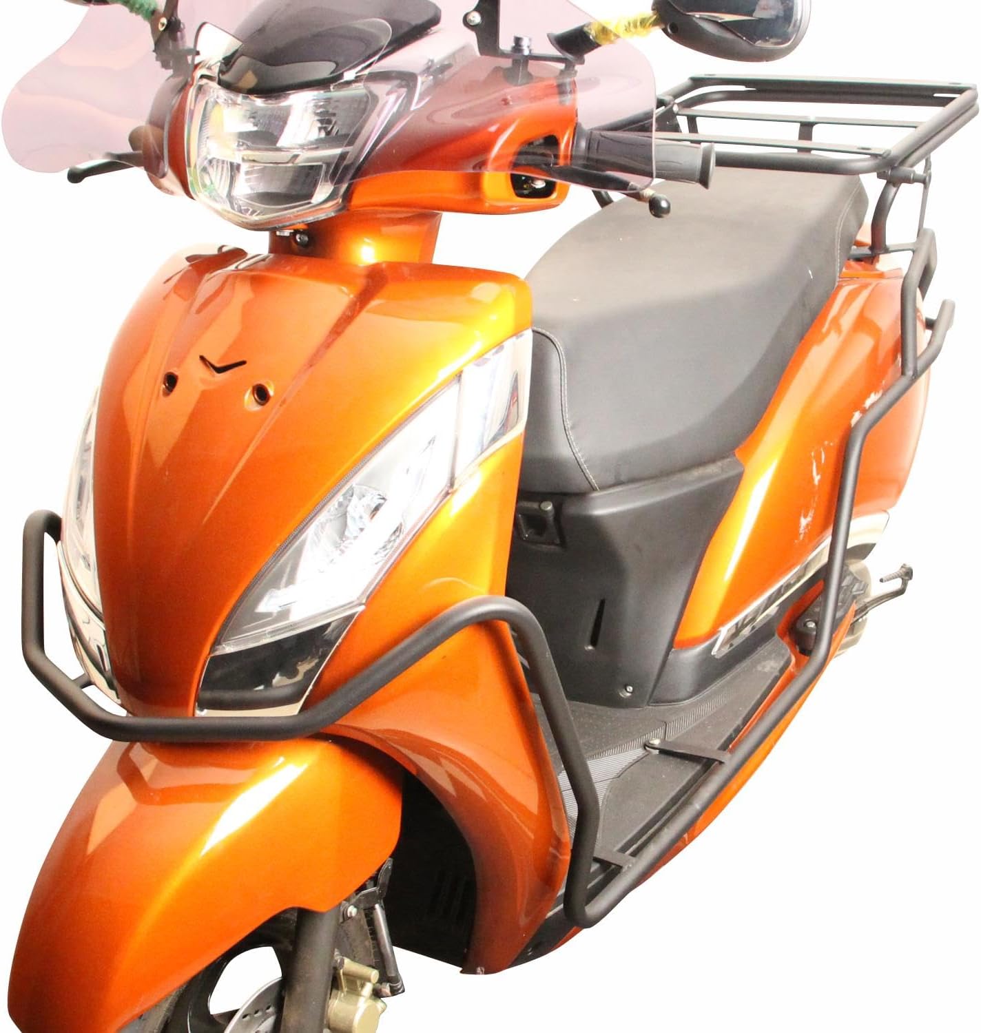 Engine Guard Crash Bar Protection Black Compatible for TVS Jupiter 125 2023-2024