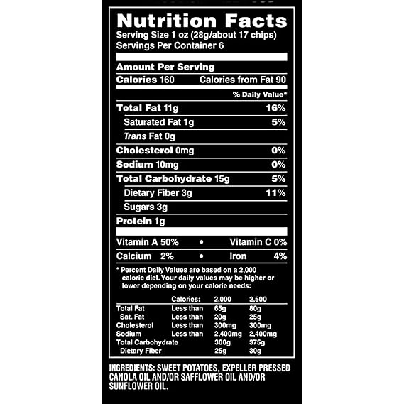 Terra Sweet Potato Chips, 6 Oz