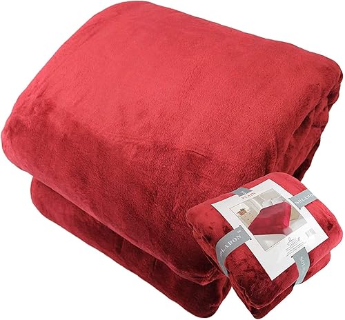 Manta tamaño Queen de 430 GSM, de franela gruesa de visón coreano, forro polar de felpa para todas las estaciones, peso medio, térmico, sofá, cama,